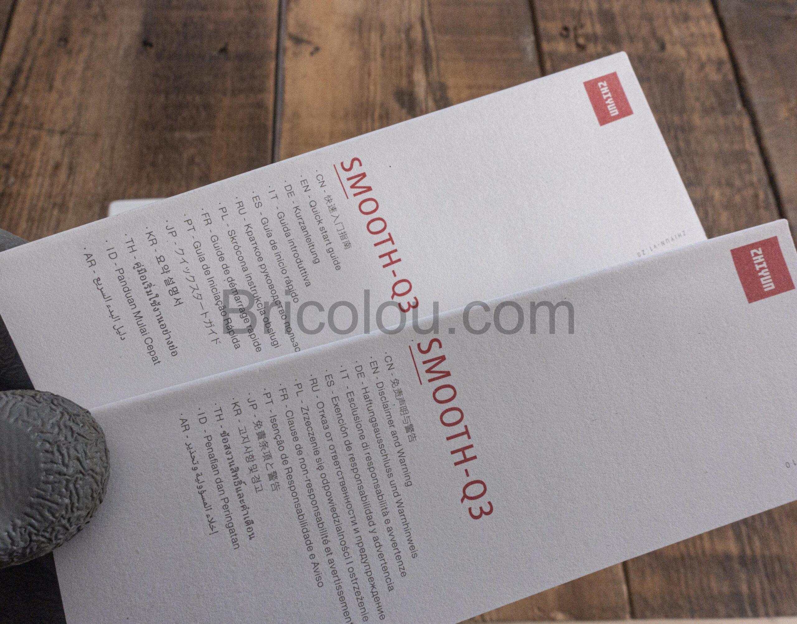 Zhiyun Smooth Q3 test Gimbal telephone scaled Zhiyun Smooth Q3 test Gimbal téléphone