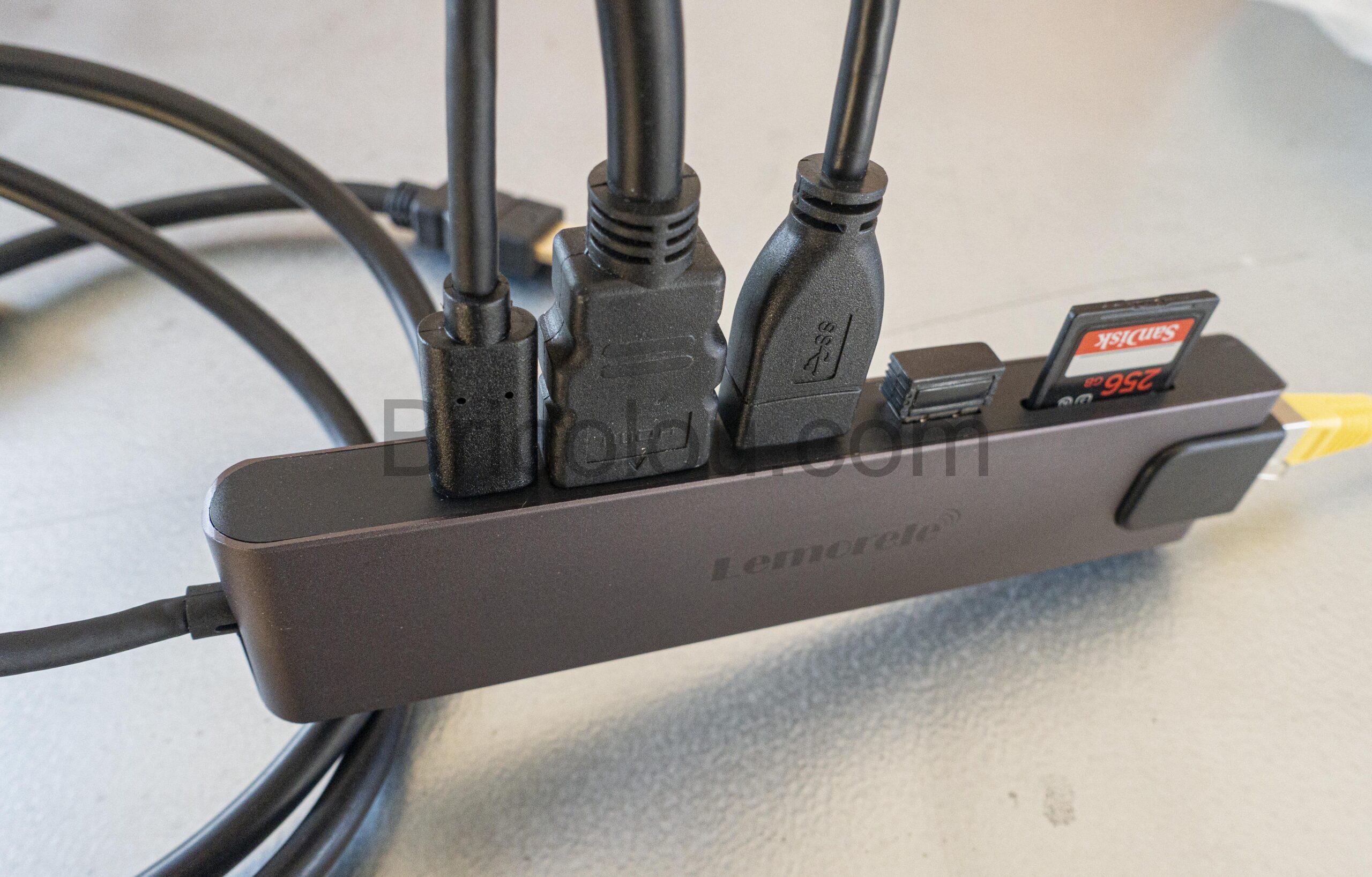 branchement Lemorele Hub USB HDMI Ethernet scaled branchement Lemorele Hub USB-HDMI-Ethernet