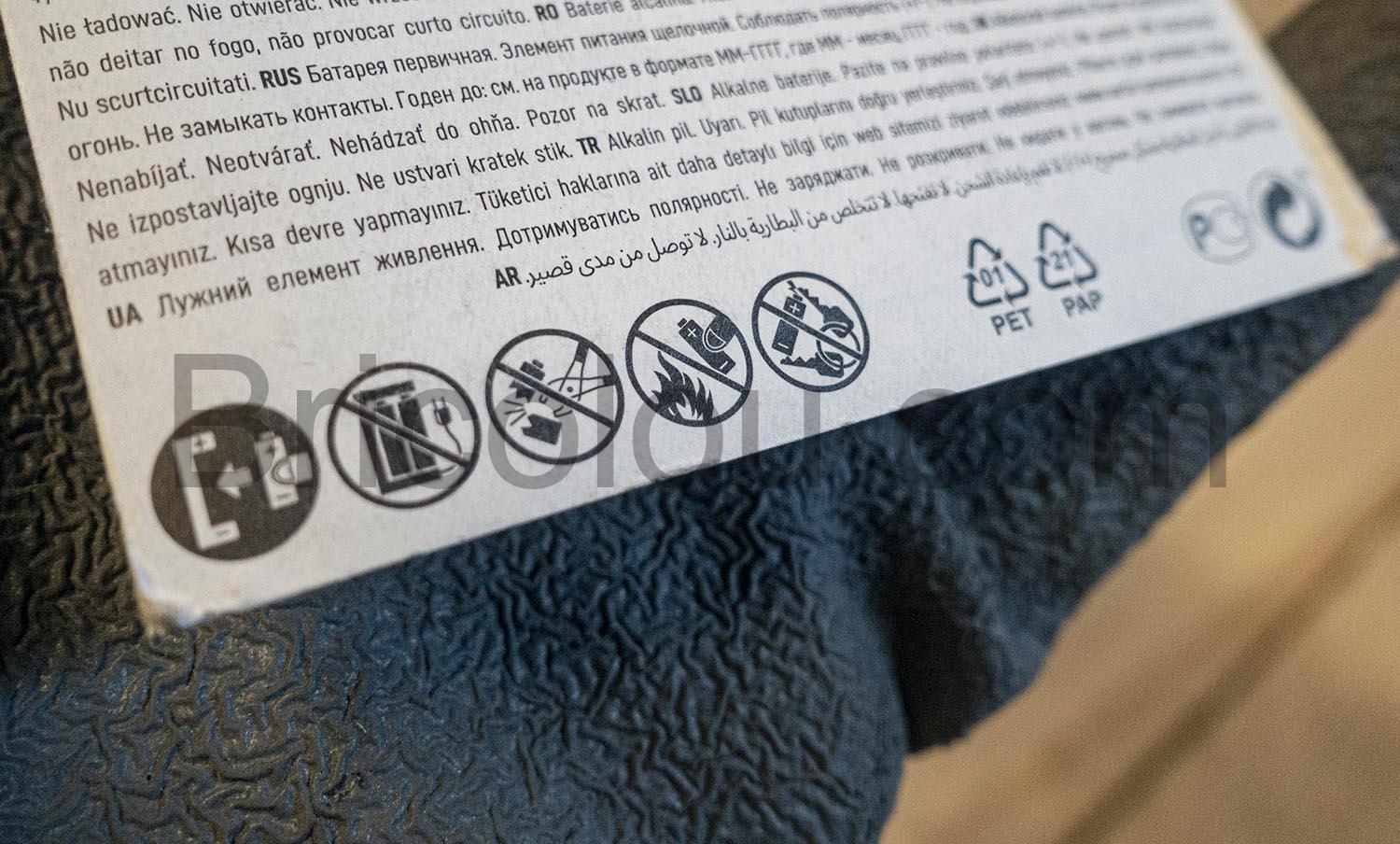 9V Varta Long Life Power Pile alcaline 9V Varta Long Life Power Pile alcaline