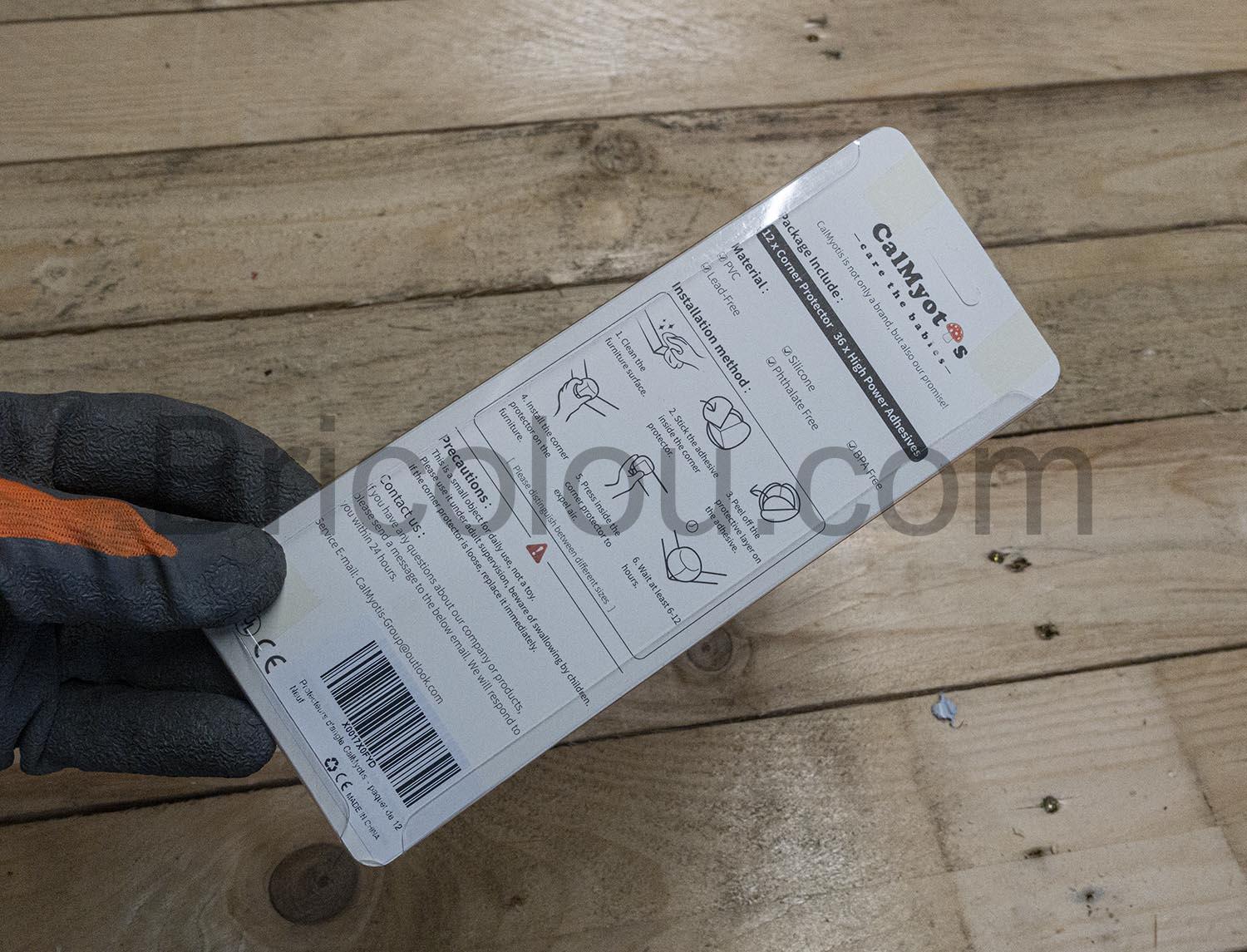 CalMyotis Protection transparentes pour coins de tables et meubles CalMyotis Protection transparentes pour coins de tables et meubles