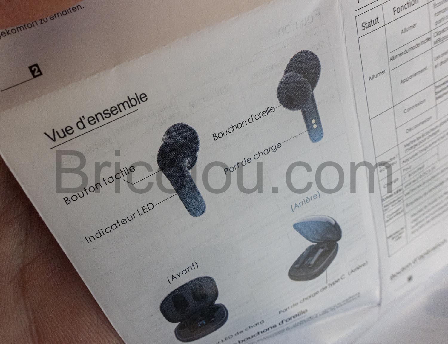 Ecouteurs Bluetooth XT18 Ecouteurs sans Fil IPX7 Etanche Ecouteurs Bluetooth XT18 Écouteurs sans Fil IPX7 Étanche