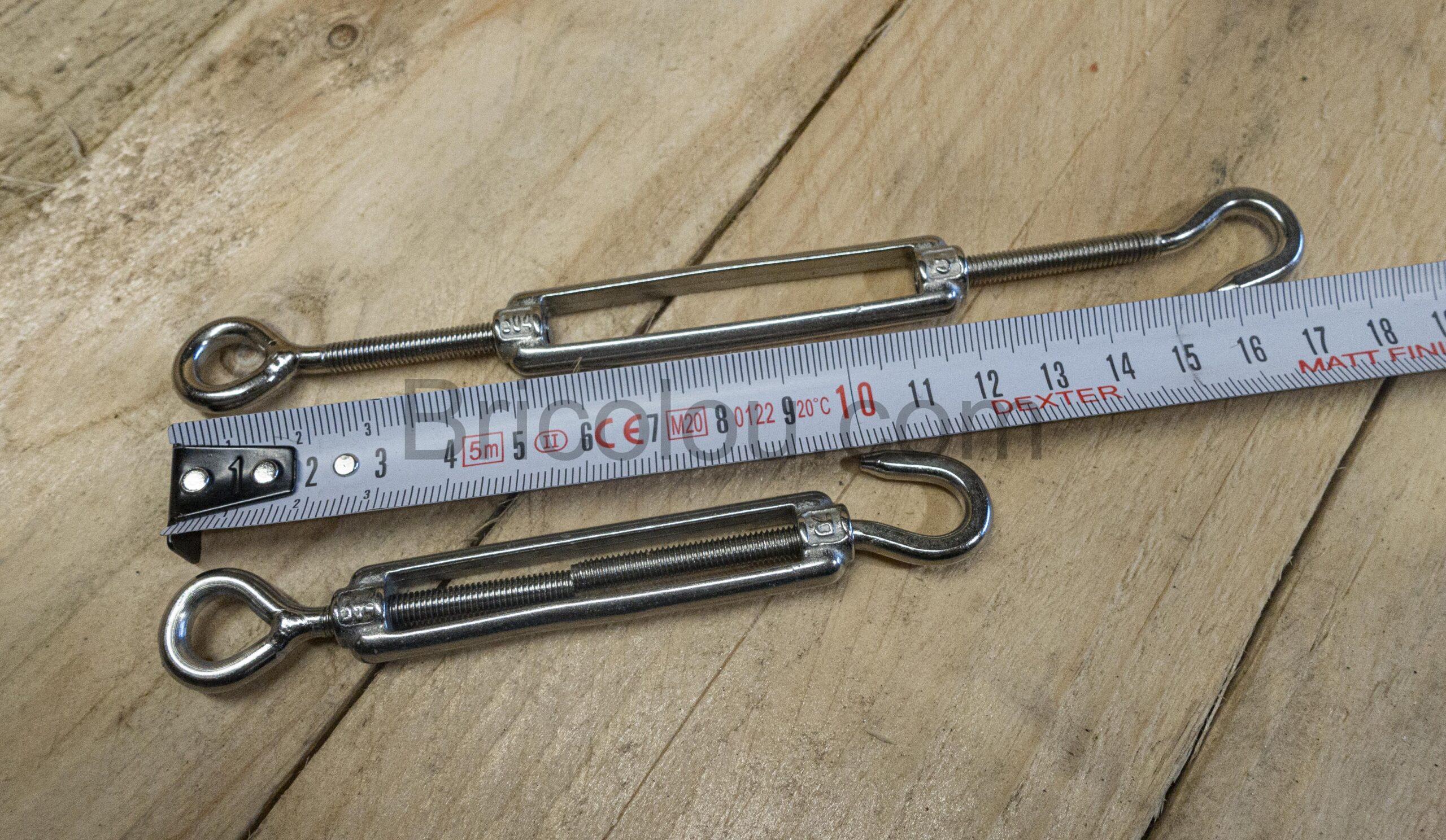 Kit 30m Cable Metallique Acier Inoxydable 304 avec Tendeurs scaled Kit 30m Câble Métallique, Acier Inoxydable 304 avec Tendeurs