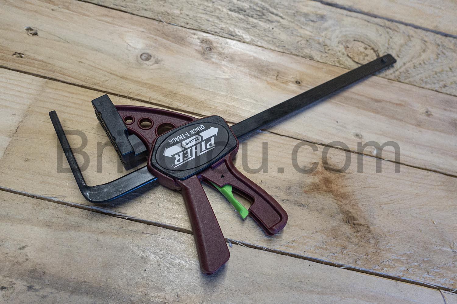 Review Piher Serre joint rapide Quick T Track Review Piher - Serre-joint rapide Quick-T-Track