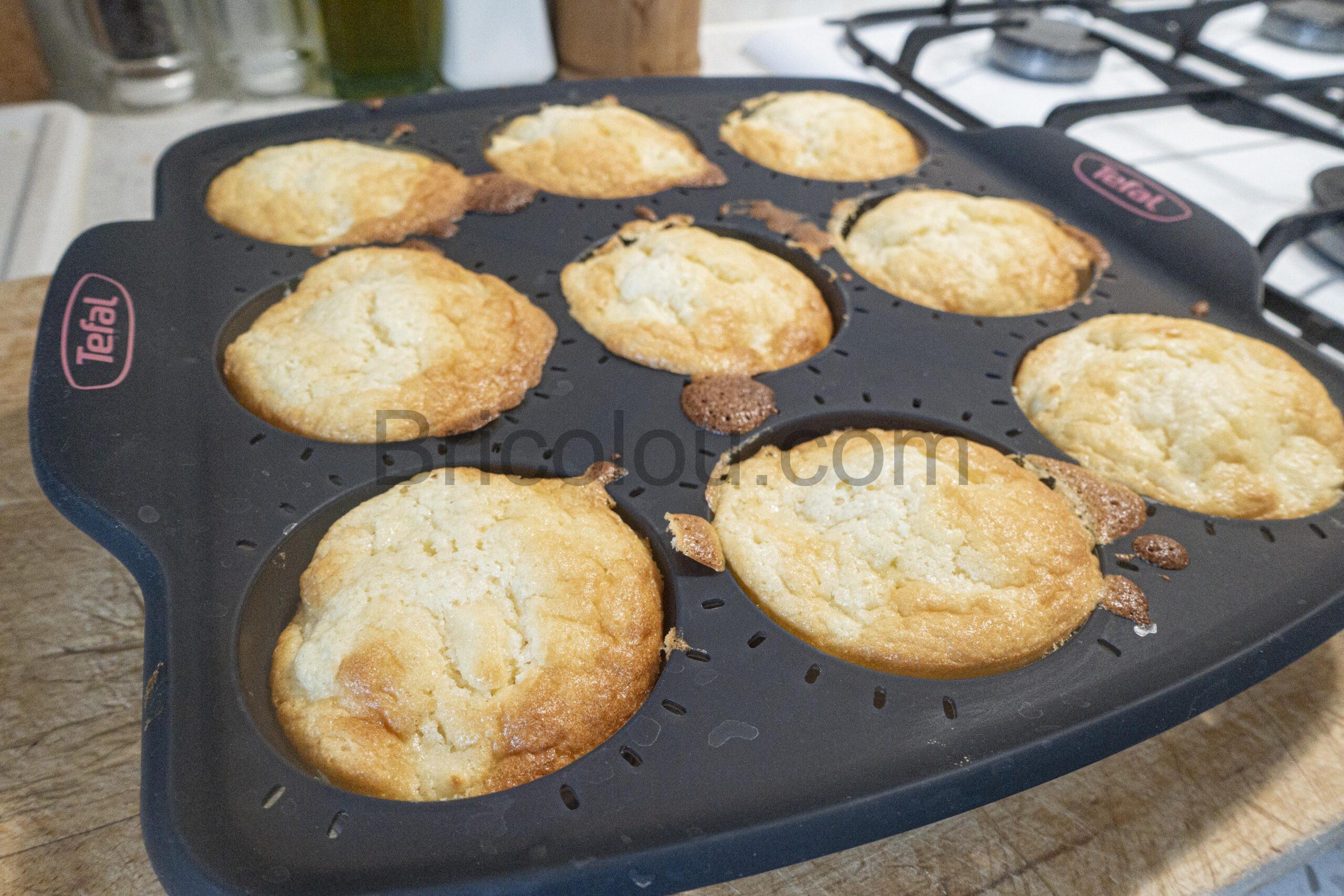 Tefal Crispybake - Moule à muffins - cavité 9 - platine - Plat