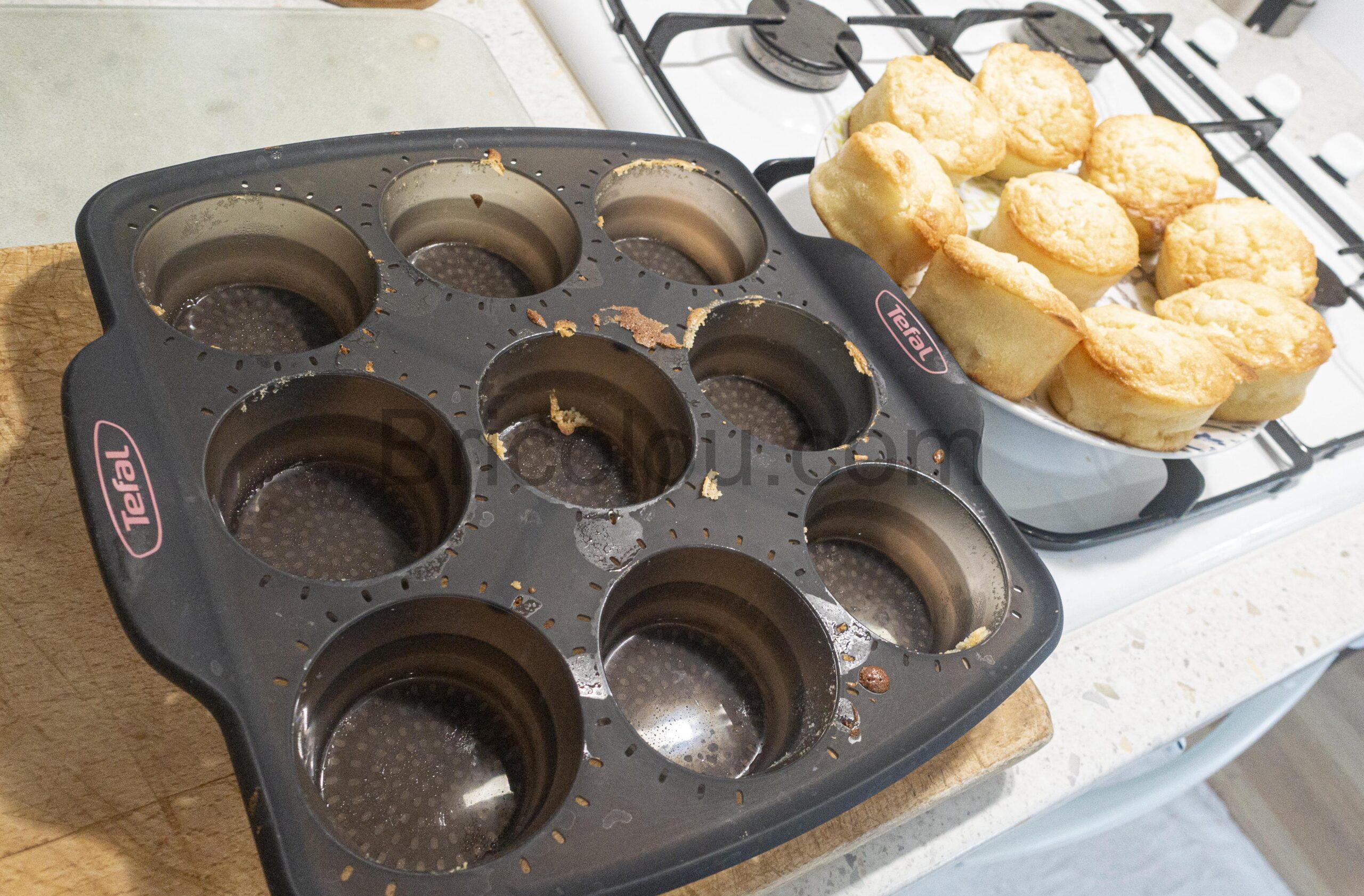 Tefal Crispybake Moule 9 muffins silicone scaled Tefal Crispybake Moule 9 muffins silicone