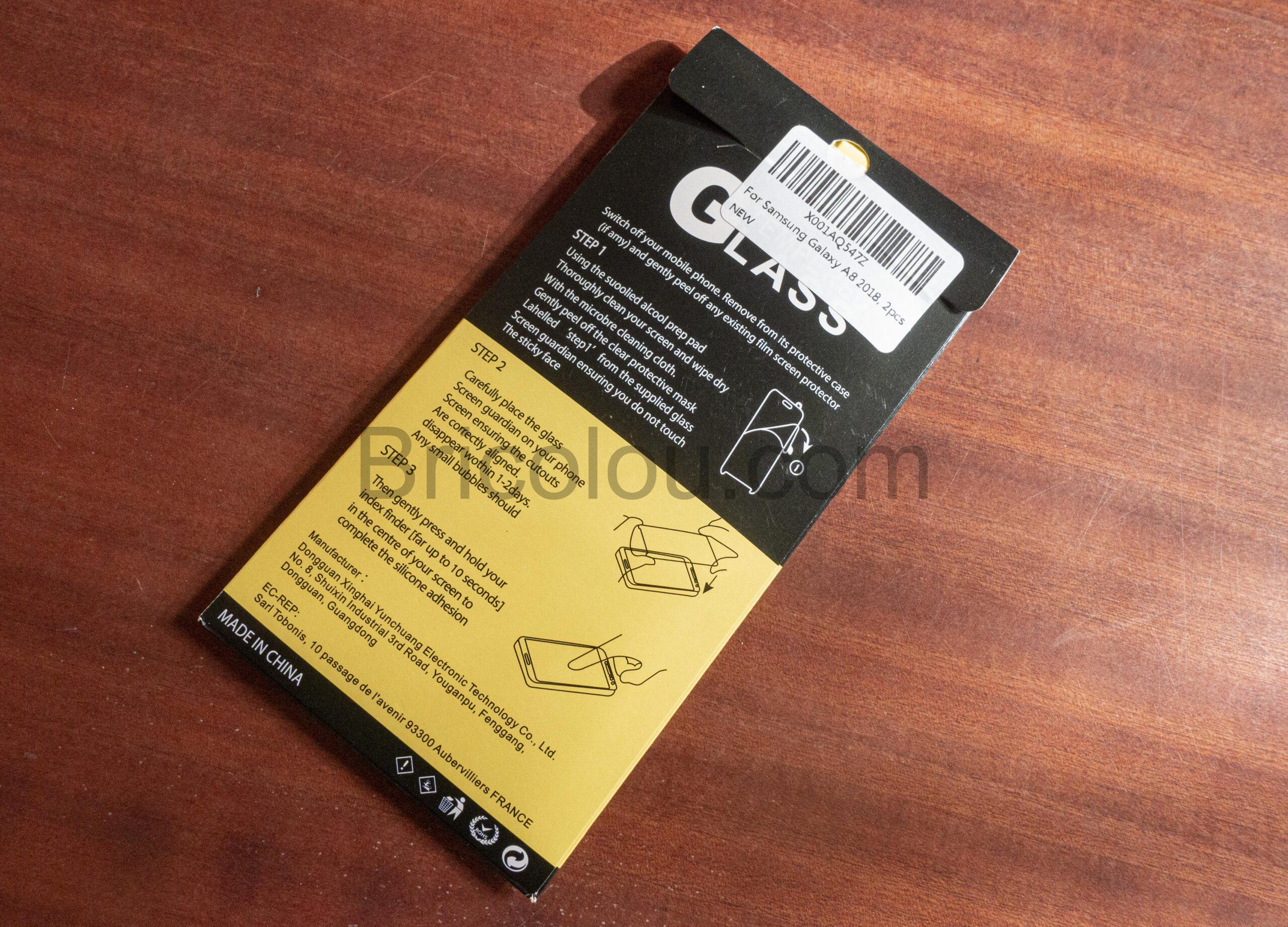 Verre de protection pour ecran telephone Samsung Galaxy A8 test scaled Verre de protection pour écran téléphone Samsung Galaxy A8 test