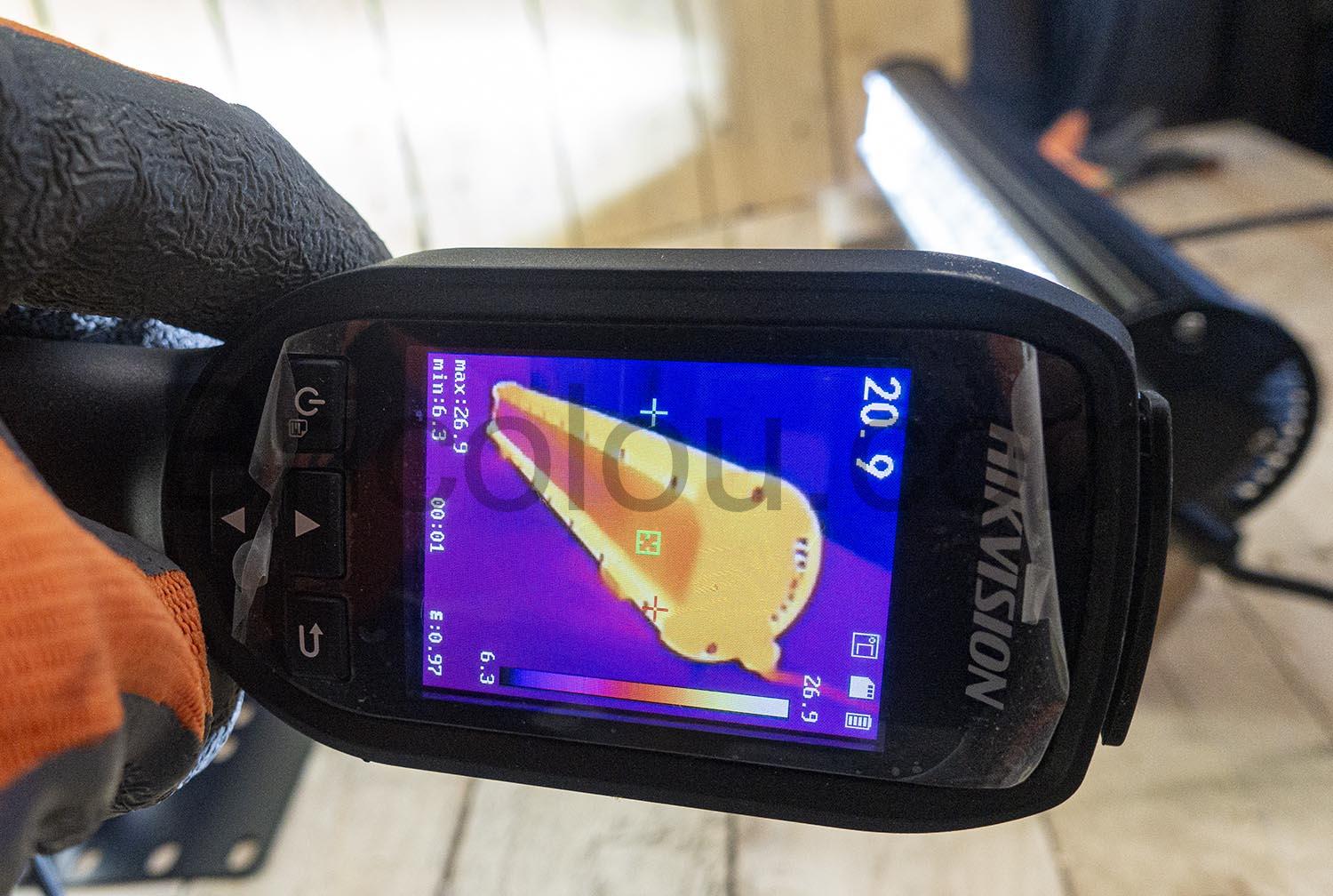 temperature Barre de phares a LED 324W 12V24V IP67 température Barre de phares à LED 324W 12V24V IP67