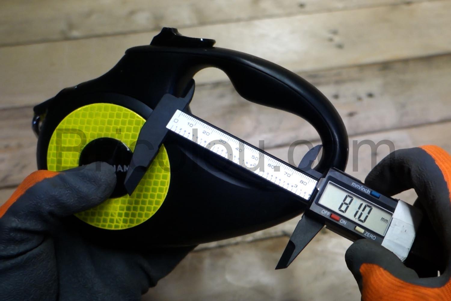 test Enrouleur reflechissant nylon fluo test Enrouleur réfléchissant nylon fluo