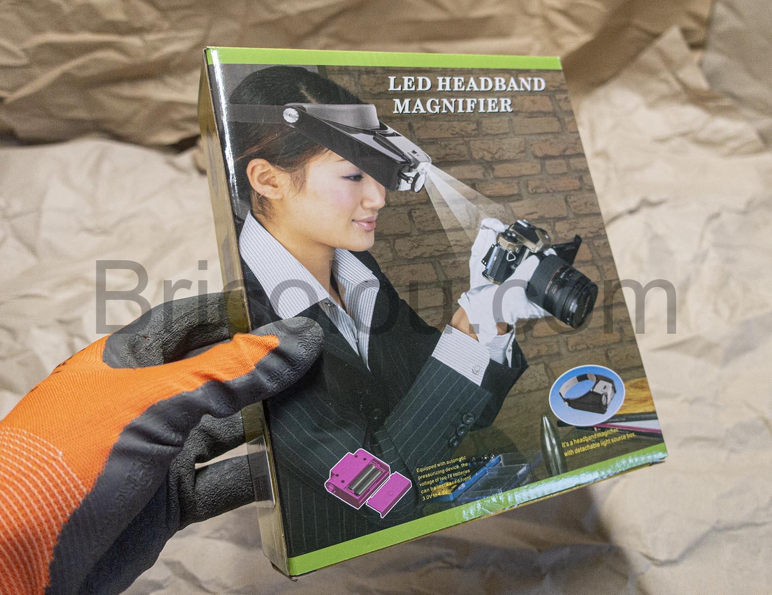 Bandeau Lunettes Loupe Led Frontale serre Tete avec Lumiere Bandeau Lunettes Loupe Led Frontale serre Tête avec Lumière