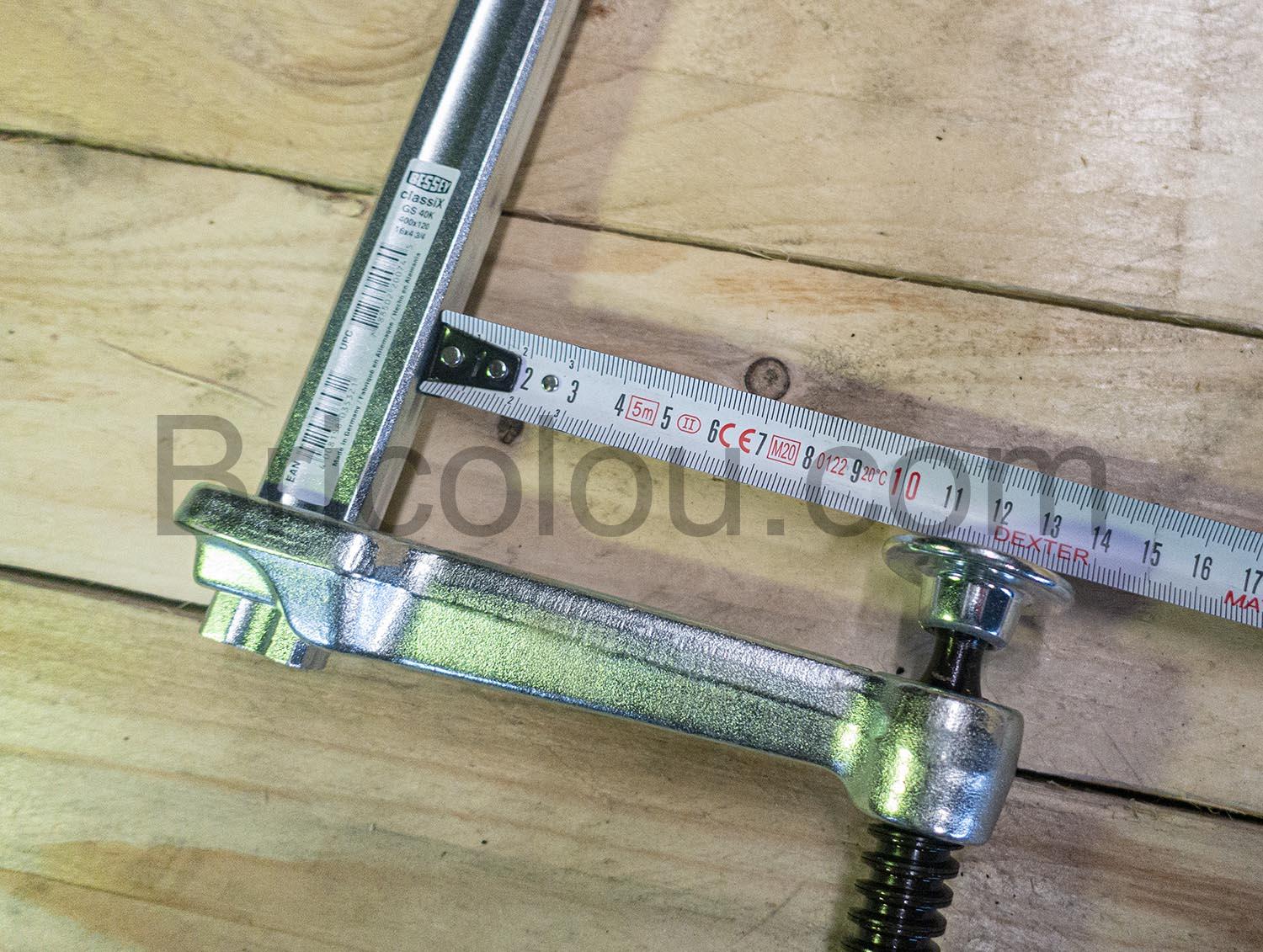 Bessey GS40K classiX GS K Serre joint acier Metallo Soudeur Bessey GS40K classiX GS-K Serre-joint acier Metallo Soudeur