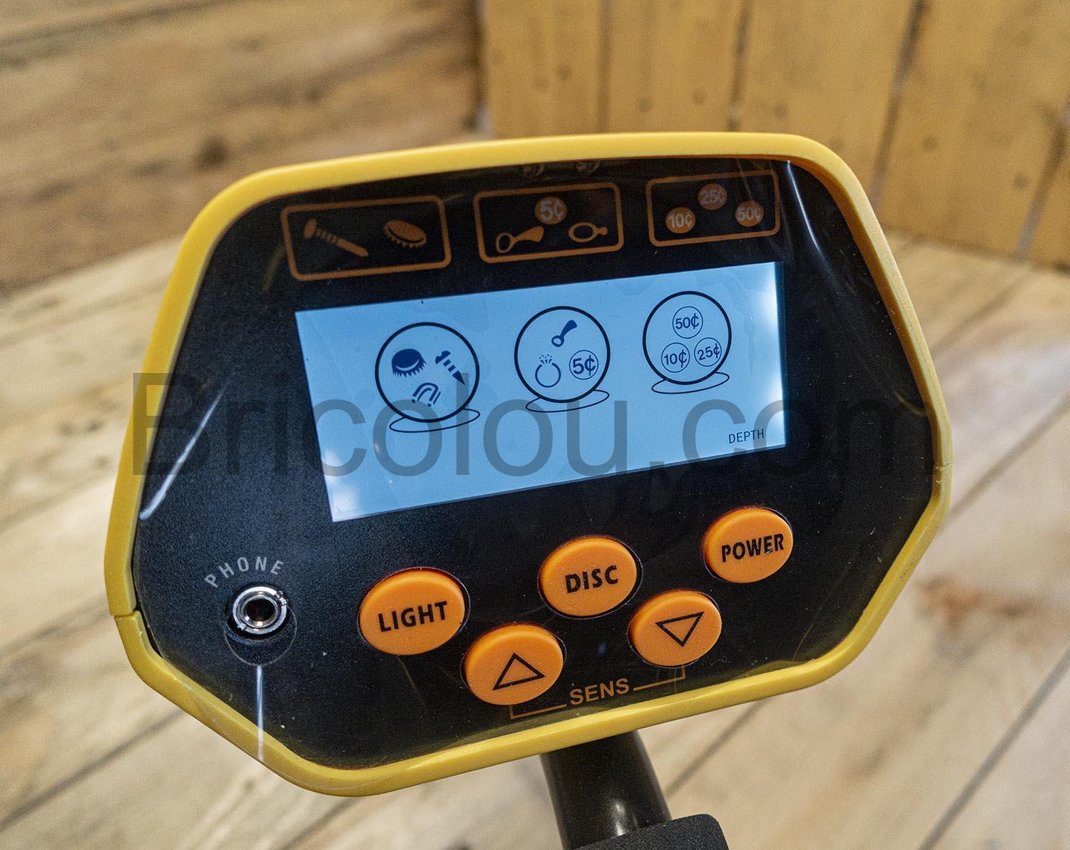 Detecteur de metaux etanche Ecran LCD Adultes Enfants Détecteur de métaux étanche Ecran LCD Adultes Enfants