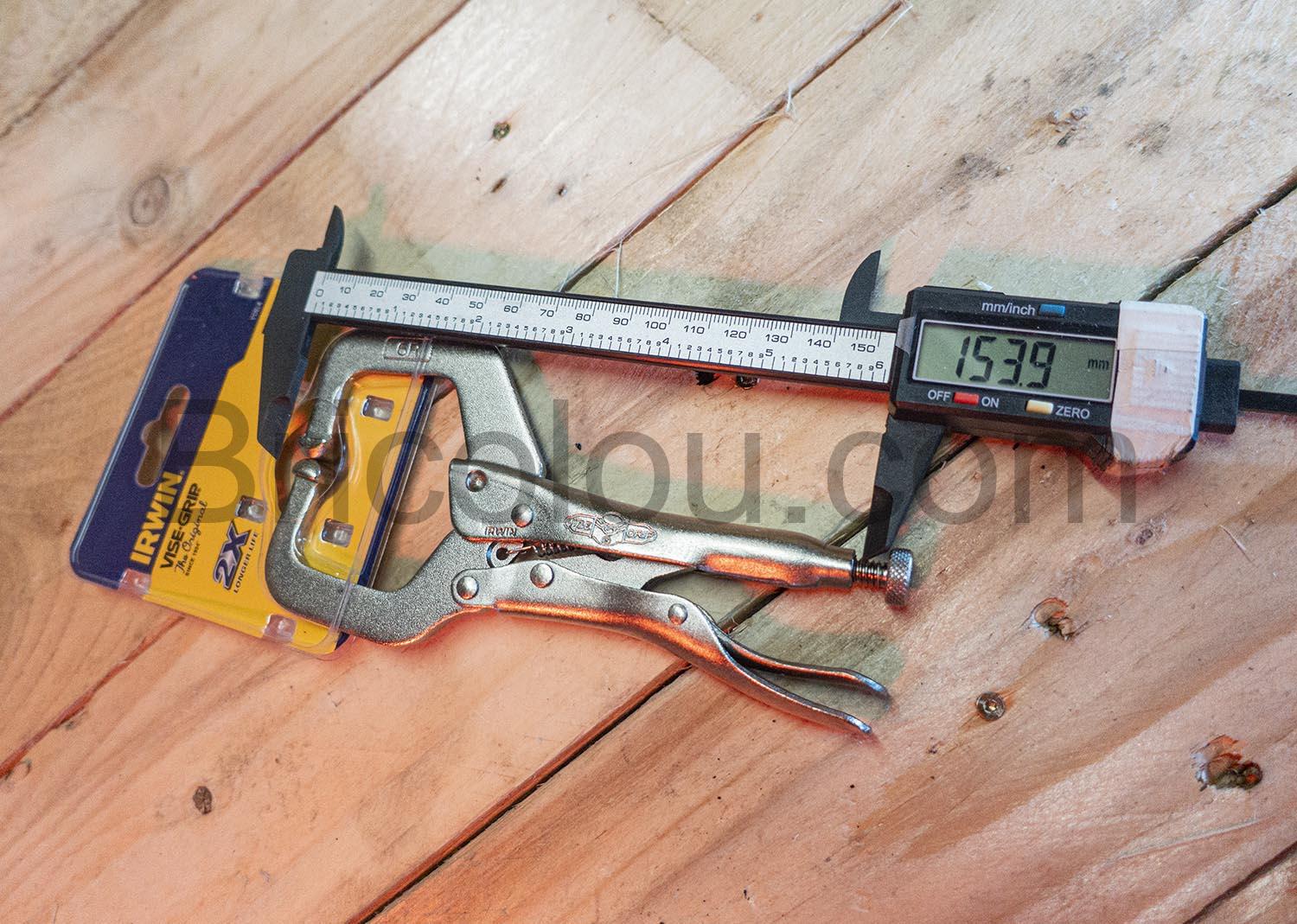 IRWIN T17EL4 pince etau 150 IRWIN T17EL4 pince-étau 150