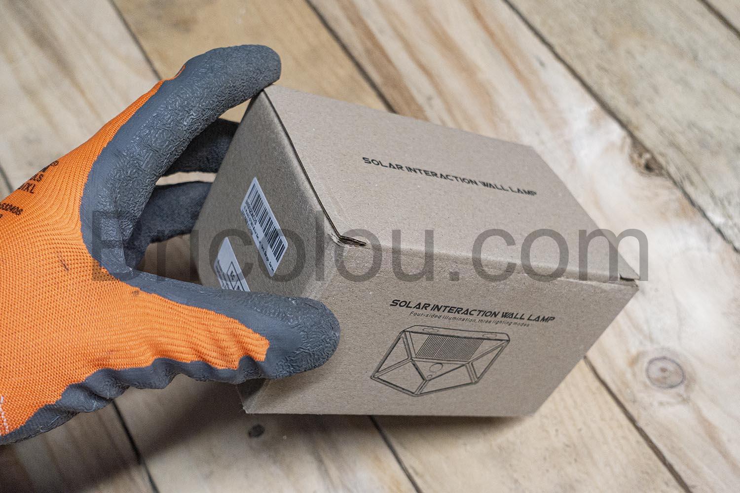 Lampe LED solaire exterieure 100LED test Lampe LED solaire extérieure 100LED test