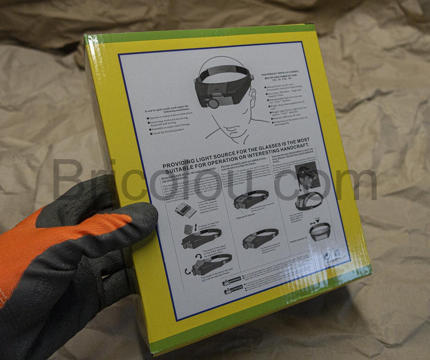 Loupe Led Frontale serre Tete avec Lumiere Loupe Led Frontale serre Tête avec Lumière