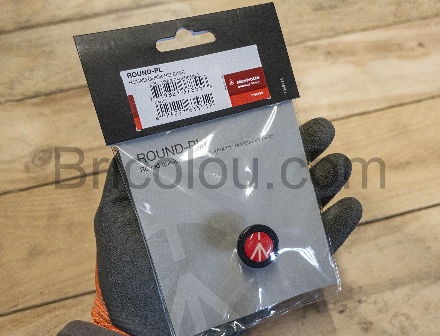 MKCOMPACTCN Mini plate Manfrotto MFROUND PL Trepied MKCOMPACTCN Mini plate Manfrotto MFROUND-PL Trépied