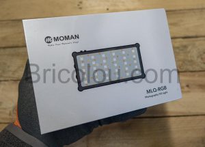 MOMAN MLQ lumière LED RGBWA 3000K-6500K full spectre rechargeable