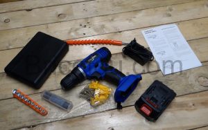Orlemo Perceuse Visseuse Sans Fil 20 V set embouts