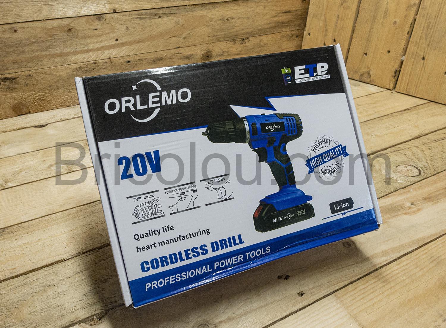 Orlemo Perceuse Visseuse Sans Fil chargeur batterie Orlemo Perceuse Visseuse Sans Fil chargeur batterie