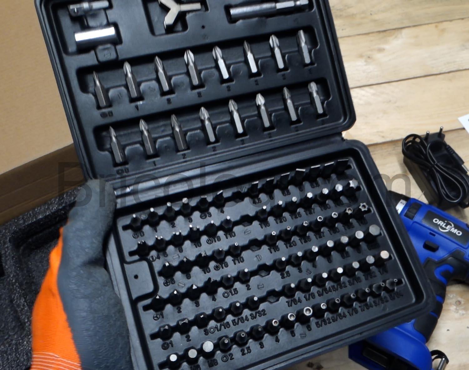 Perceuse Visseuse Sans Fil 20 V set embout forets chargeur batterie Perceuse Visseuse Sans Fil 20 V set embout forets chargeur batterie