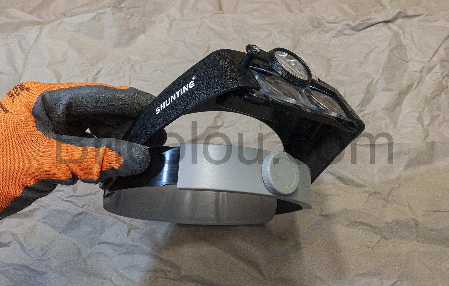 SHUNTING lunettes Loupe Led Frontale serre Tete avec Lumiere SHUNTING lunettes Loupe Led Frontale serre Tête avec Lumière