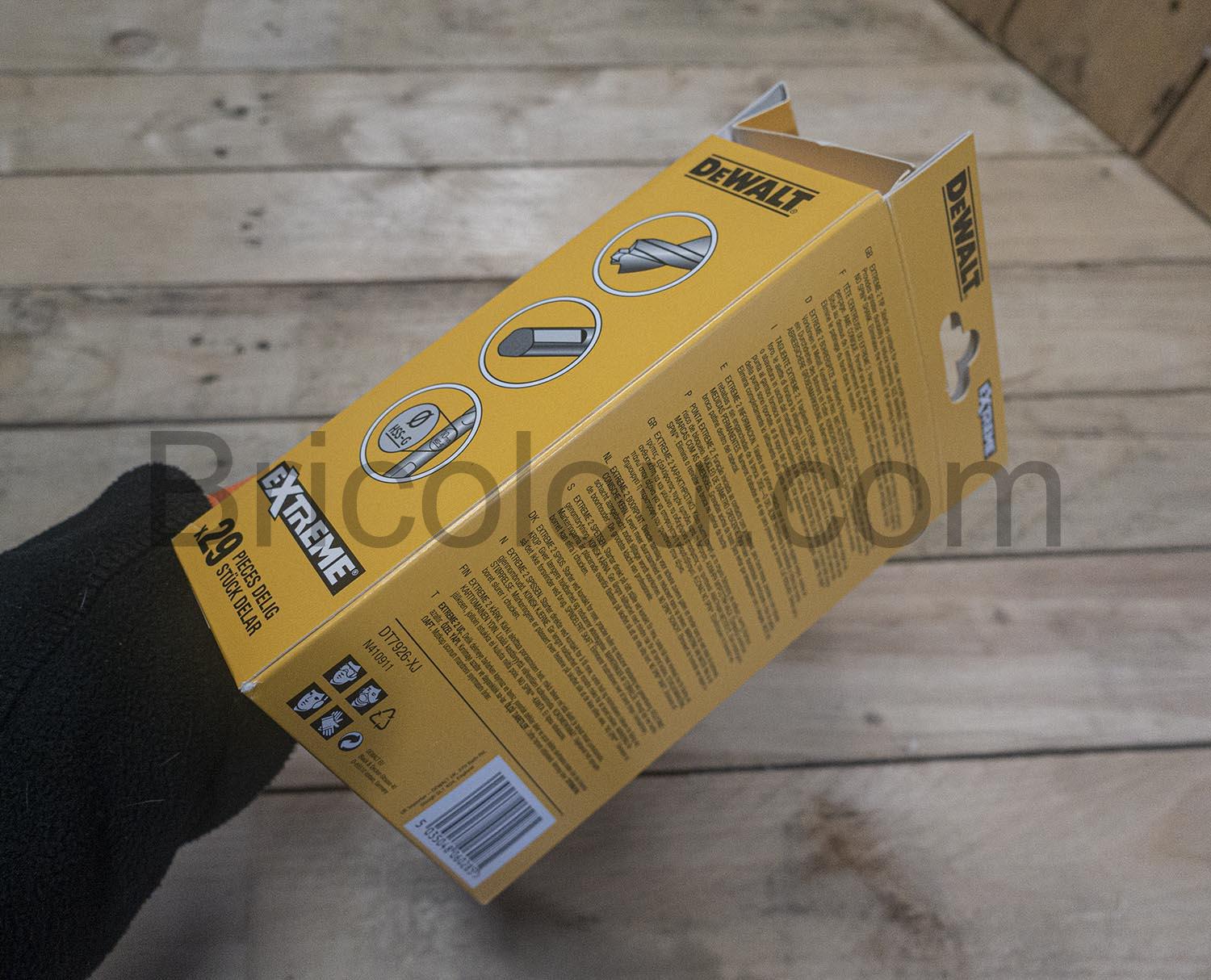 Set Forets Metal HSS G Extreme DT7926 XJ Percage Metal DeWalt Set Forets Métal HSS-G Extrême DT7926 XJ Perçage Métal DeWalt