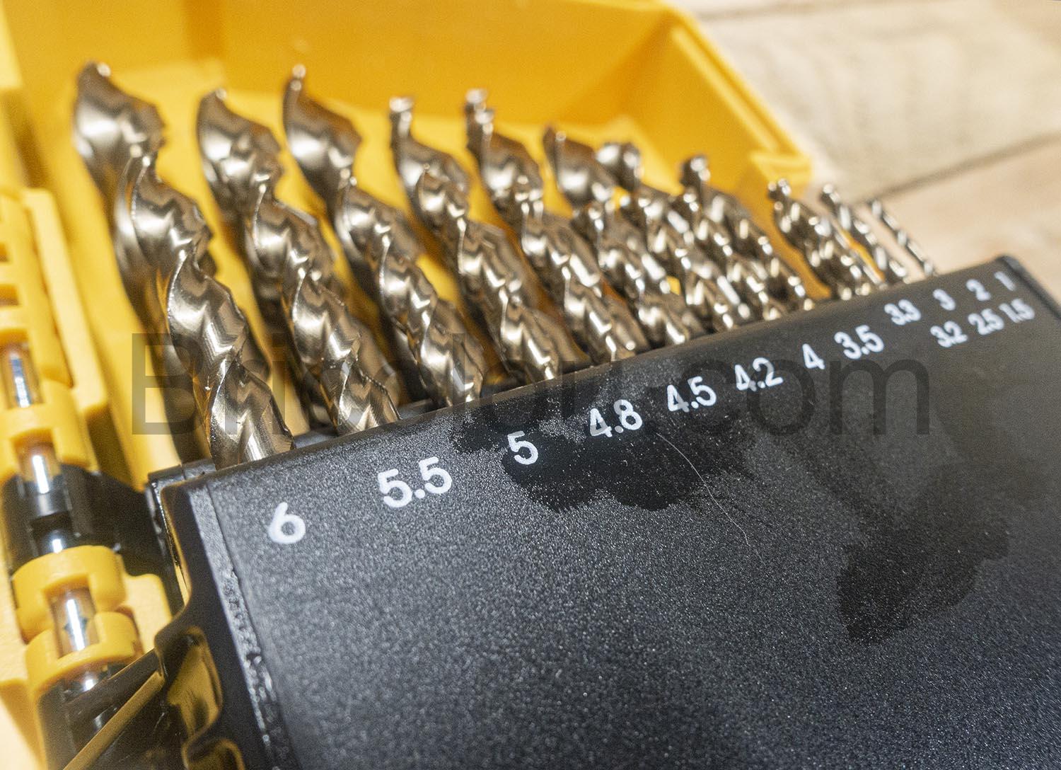 Set Forets Metal HSS G Extreme Percage Metal DeWalt Set Forets Métal HSS-G Extrême Perçage Métal DeWalt