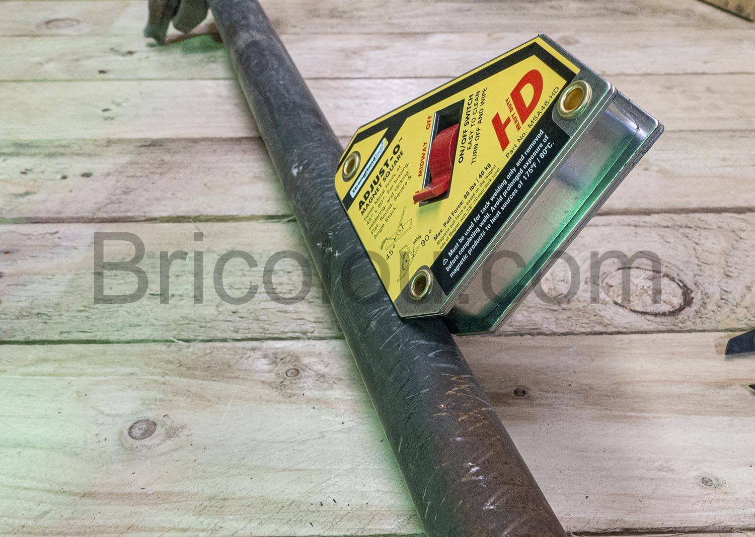 Strong Hand Tools MSA46 HD Adjust O Aimant debrayable 90° 45° pour Soudure Metallier Strong Hand Tools MSA46-HD Adjust-O Aimant débrayable, 90°, 45° pour Soudure Métallier