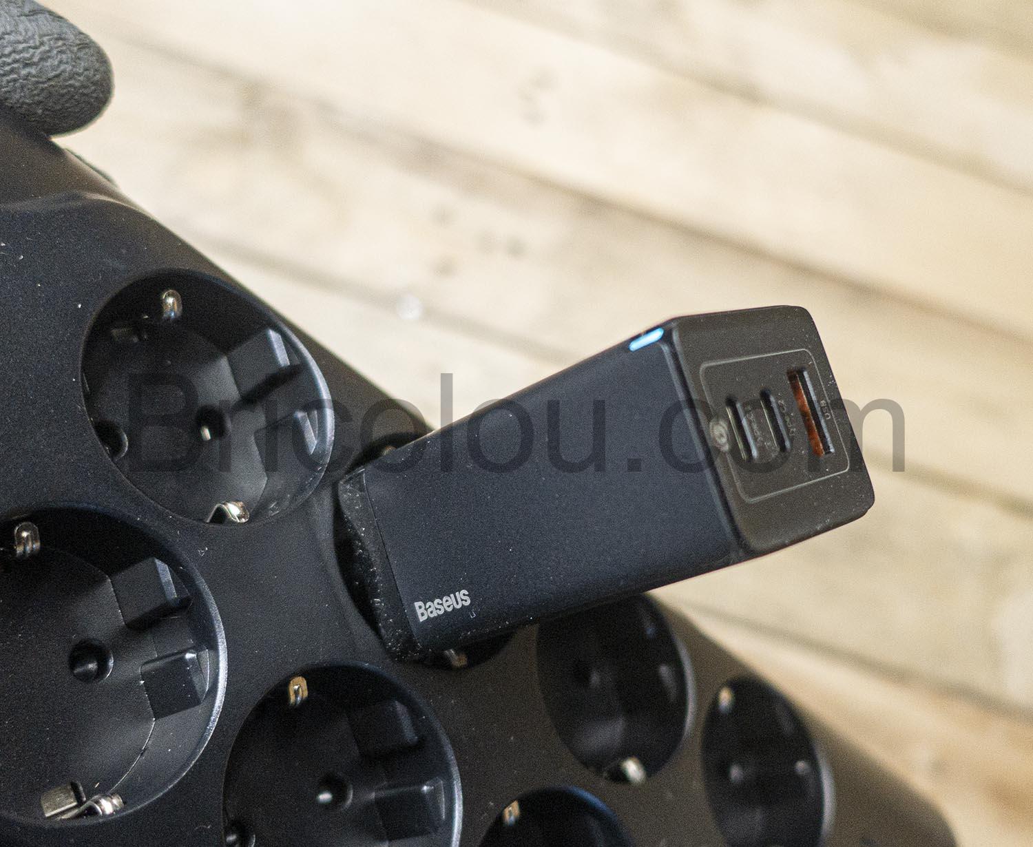 Baseus 65W GaN pro Chargeur QC 4.0 USB 3.0 Type C Mini PD Baseus 65W GaN pro Chargeur QC 4.0 USB 3.0 Type-C Mini PD