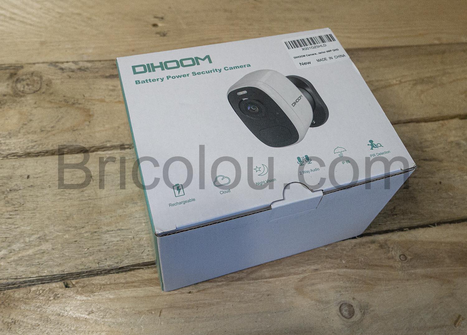 DIHOOM Camera Surveillance WiFi Exterieure sans Fil Stockage Cloud Micro SD 2K 4MP Rechargeable DIHOOM Camera Surveillance WiFi Extérieure sans Fil Stockage Cloud Micro SD 2K 4MP Rechargeable