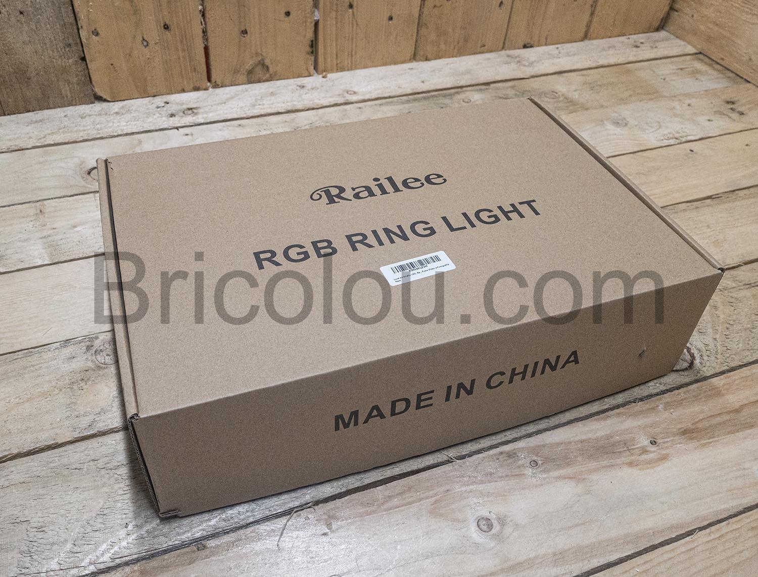 DSC7166 bloutooth Railee SMN-10A Anneau LED RGBWA Ring lumière vidéo