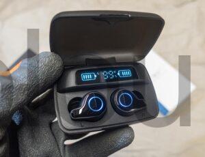 Ecouteurs sans Fil Bluetooth 5.0, Layajia, IPX7 Étanche, power bank 2200mAh Etui de Charge, 156H Oreillette