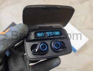 Ecouteurs sans Fil Bluetooth 5.0, Layajia, IPX7 Étanche, power bank 2200mAh Etui de Charge, 156H Oreillette