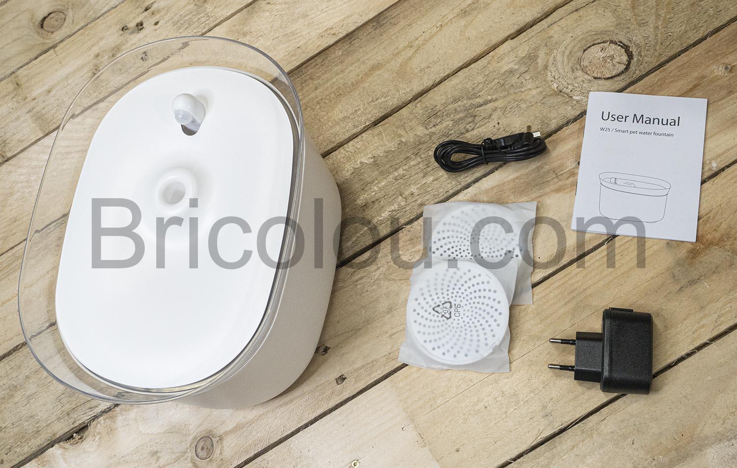 Honeyguaridan W25 Distributeur Fontaine eau Automatique USB detection infra rouge Honeyguaridan W25 Distributeur Fontaine eau Automatique USB détection infra-rouge