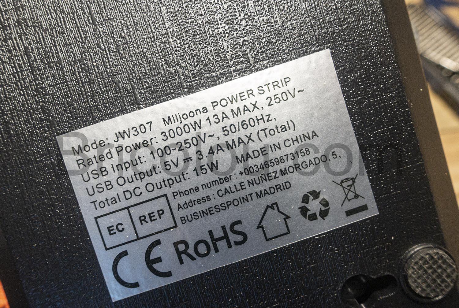 Miljoona Multiprise USB Miljoona Multiprise USB