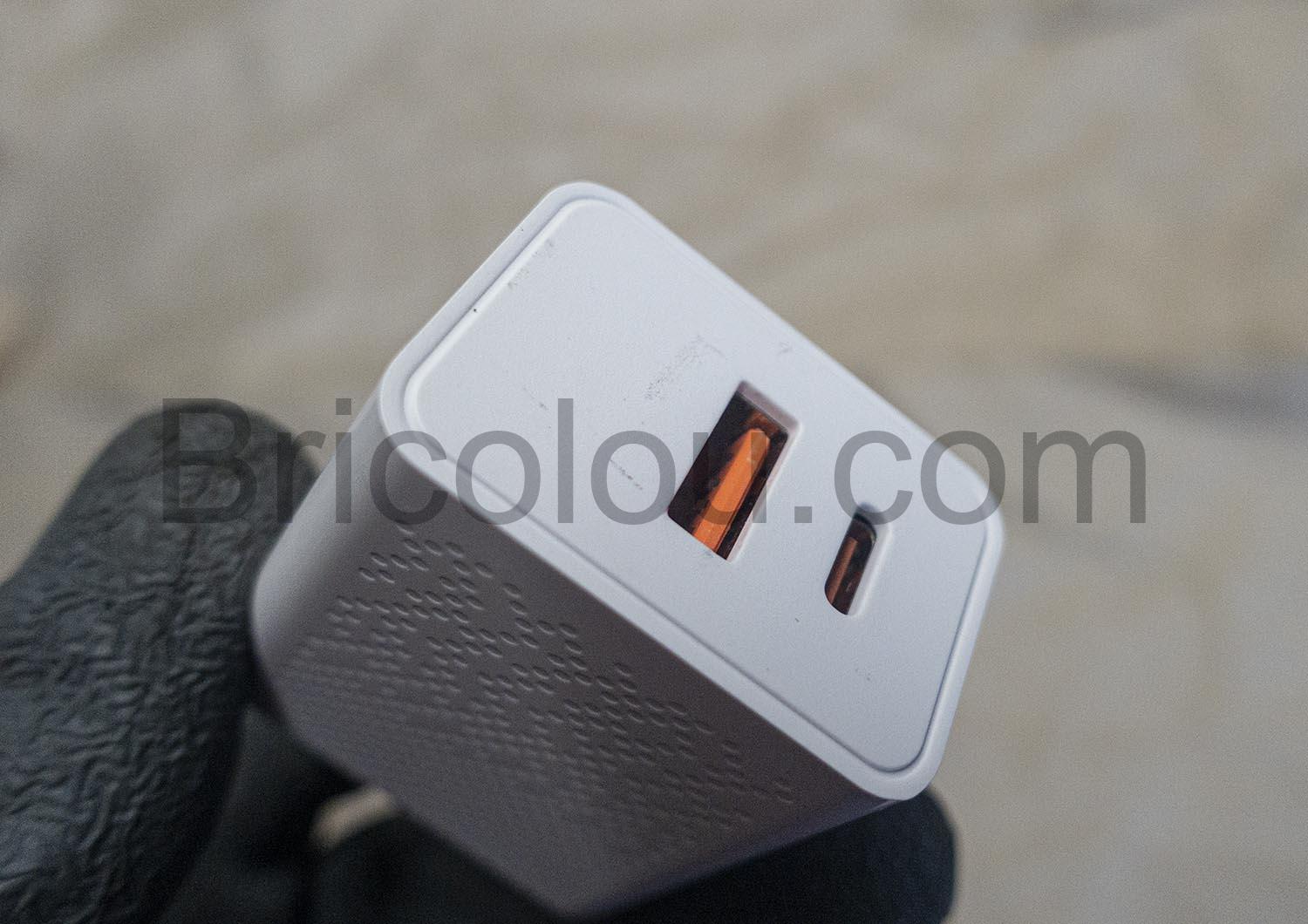 Moosen USB Rapide 20W 2 Ports Mini PD QC3.0 Adaptateur Secteur Android Apple Moosen USB Rapide 20W 2 Ports, Mini PD QC3.0 Adaptateur Secteur Android Apple