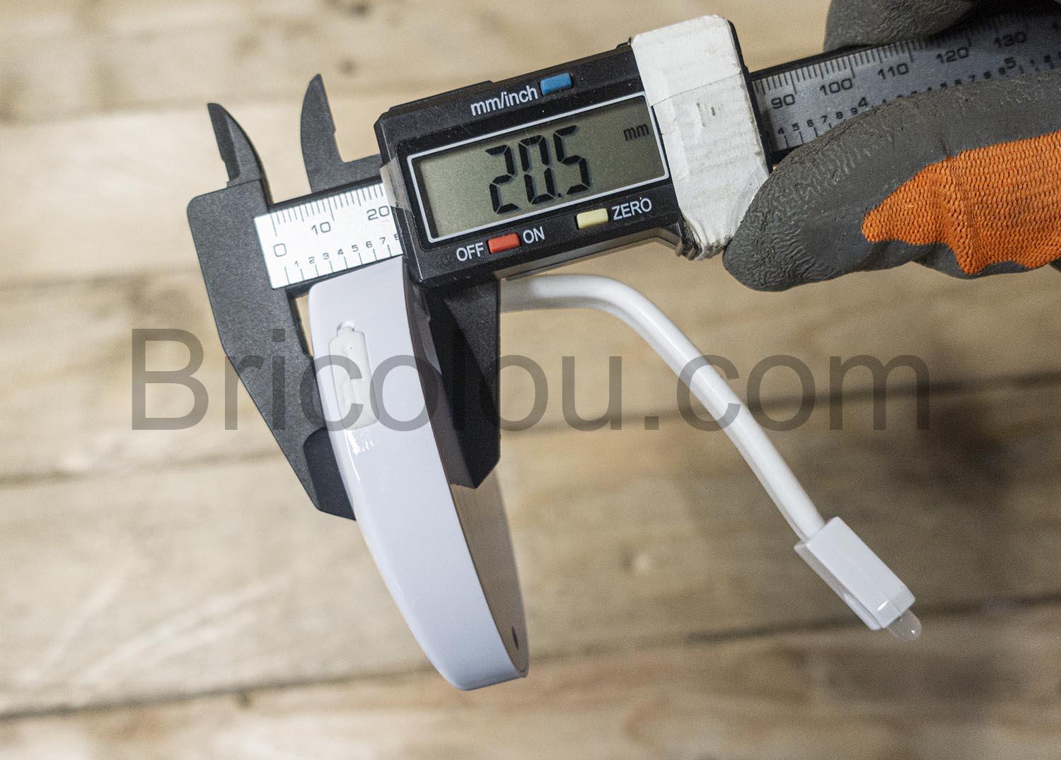 Paerduo Lampe de toilette LED rechargeable USB 8 couleurs cuvette WC Paerduo Lampe de toilette LED rechargeable USB 8 couleurs cuvette WC