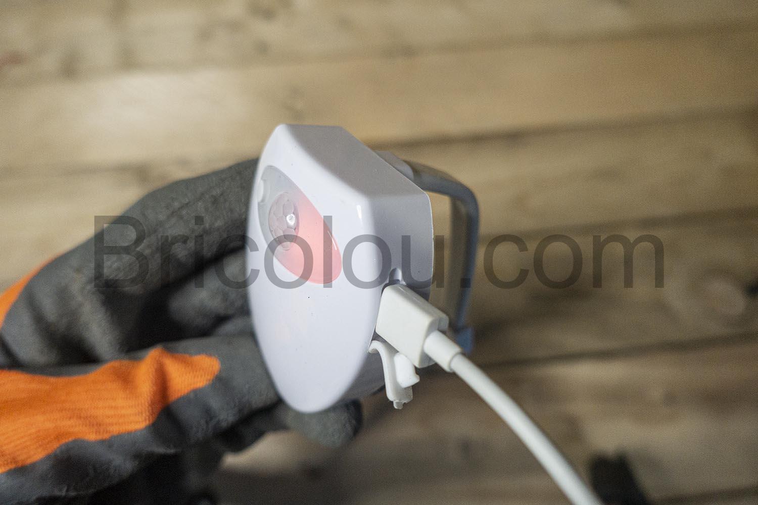 Paerduo Lampe de toilette USB 8 couleurs capteur de mouvement cuvette WC Paerduo Lampe de toilette USB 8 couleurs capteur de mouvement cuvette WC