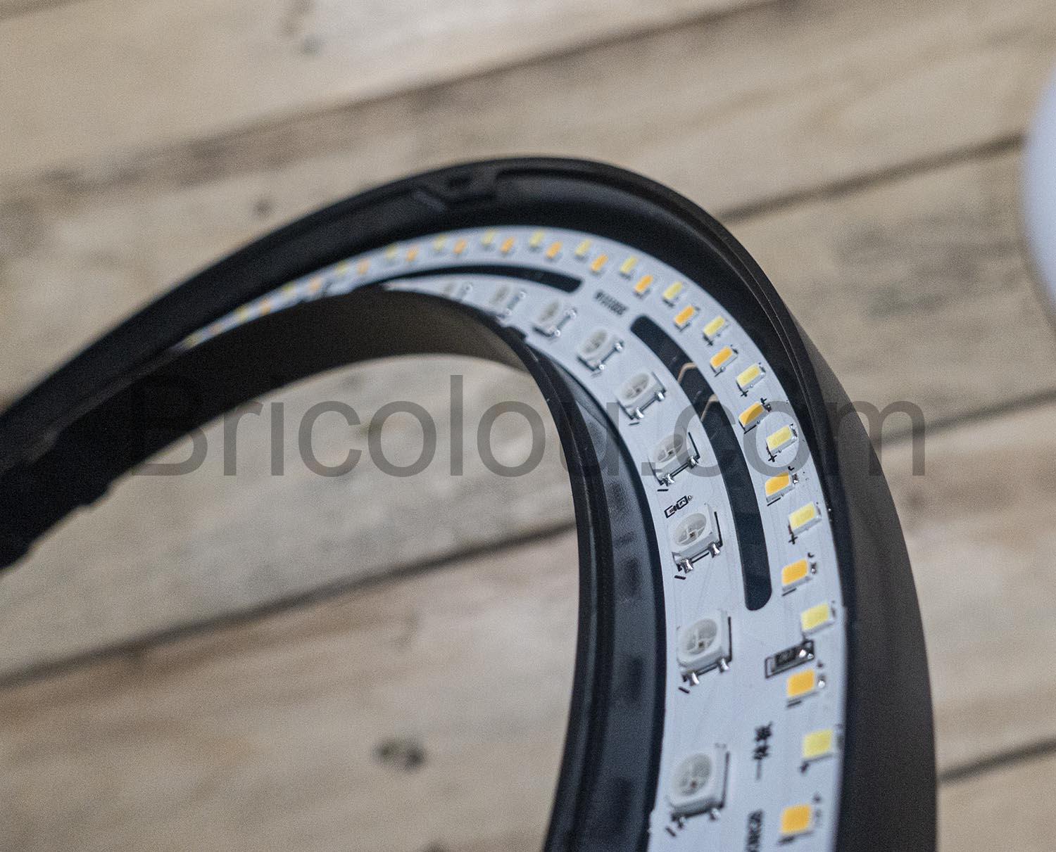 Railee SMN 10A Anneau LED RGBWA Ring lumiere video test Railee SMN-10A Anneau LED RGBWA Ring lumière vidéo test