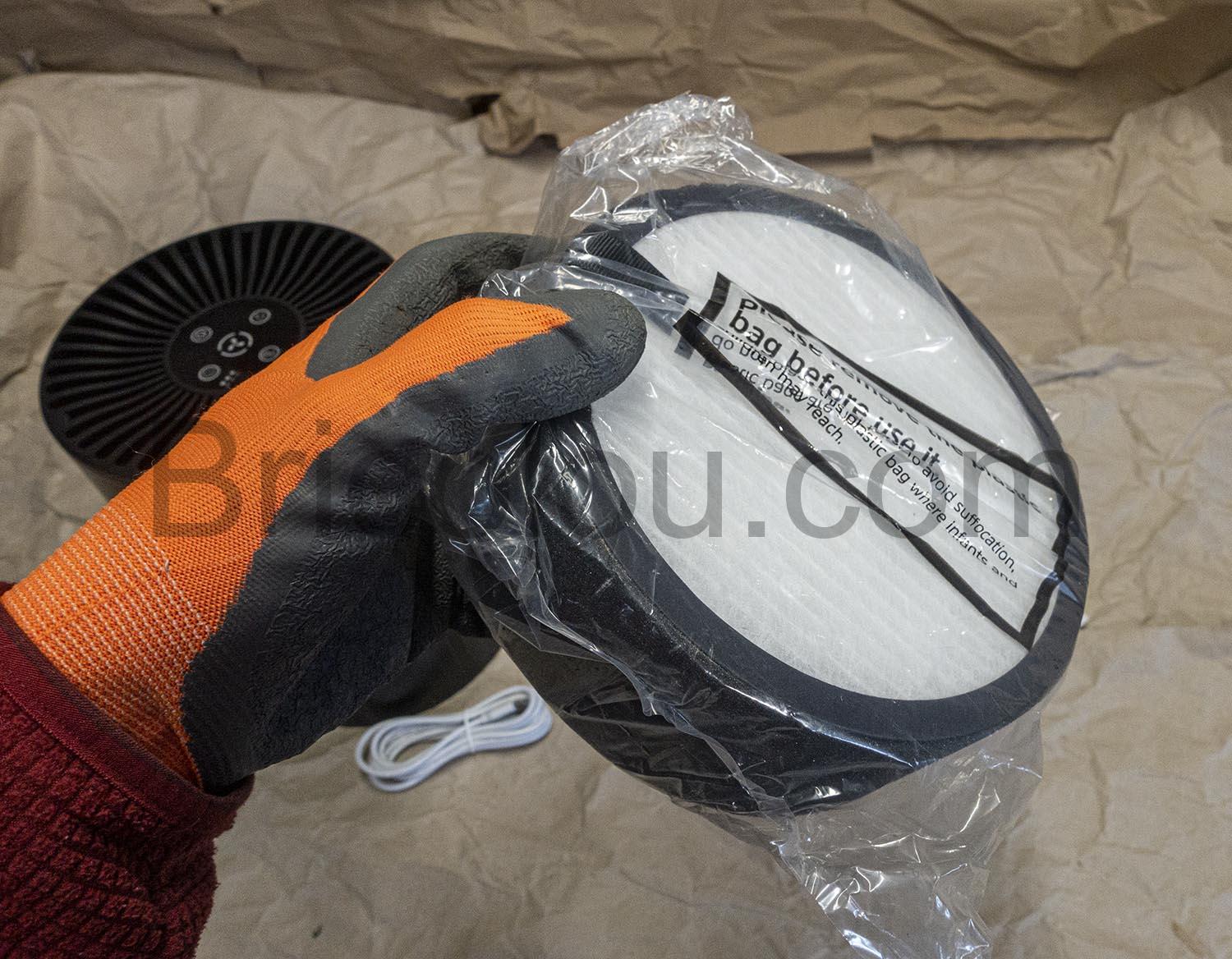 SuperDuomishu Purificateur Air Filtre H13 Poussiere Pollen Fumee Odeurs Aromatherapie Veilleuse SuperDuomishu Purificateur Air Filtre H13 Poussière Pollen Fumée Odeurs Aromathérapie Veilleuse