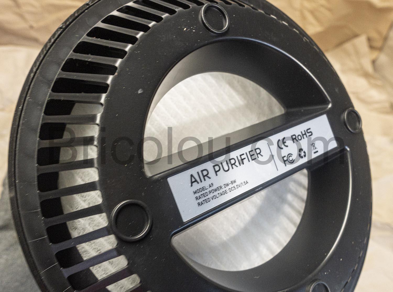 SuperDuomishu Purificateur Air Filtre HEPA H13 Pollen Fumee Odeurs Aromatherapie Veilleuse SuperDuomishu Purificateur Air Filtre HEPA H13 Pollen Fumée Odeurs Aromathérapie Veilleuse