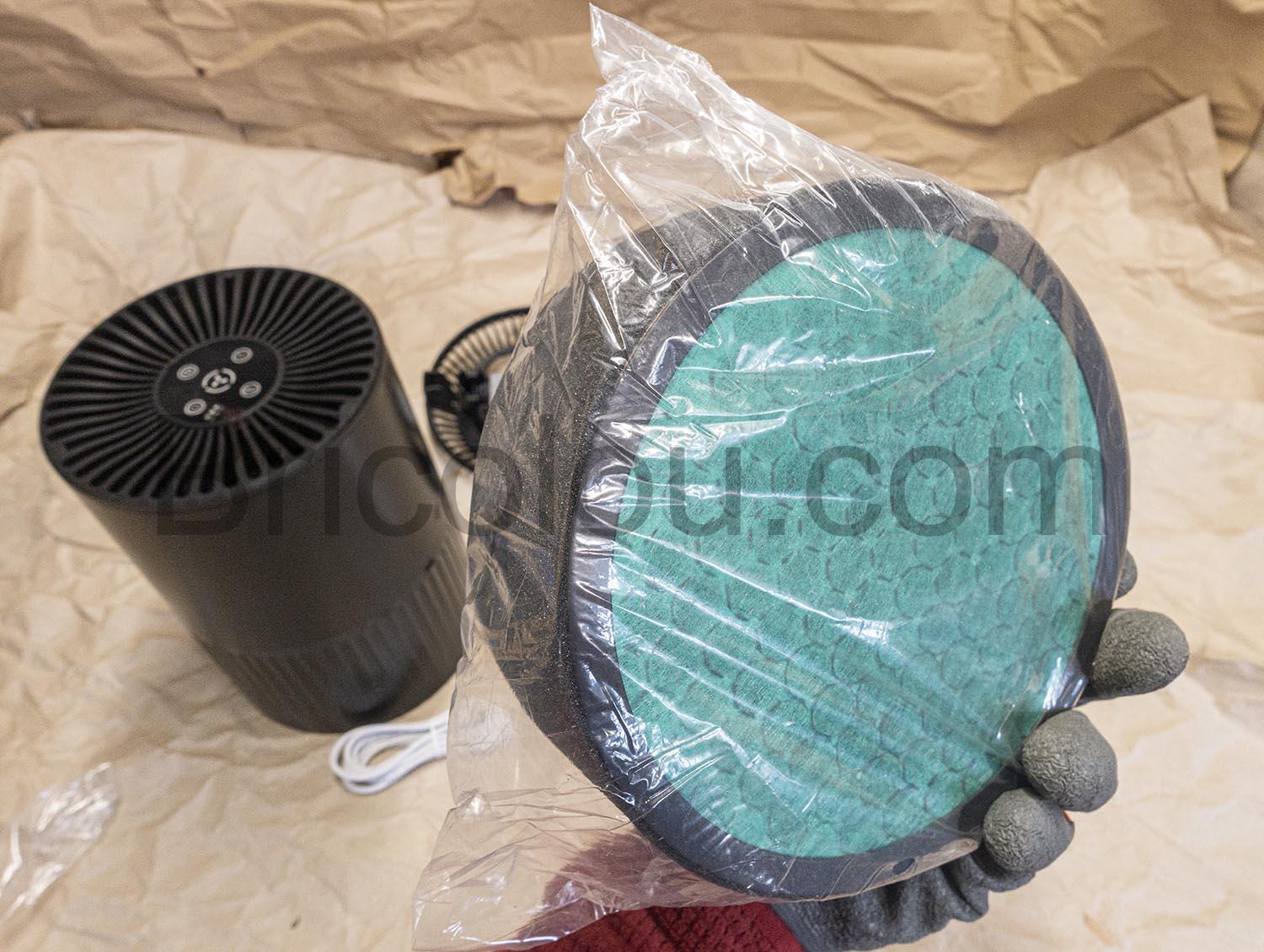 SuperDuomishu Purificateur Air Filtre HEPA Poussiere Pollen Fumee Odeurs Aromatherapie Veilleuse SuperDuomishu Purificateur Air Filtre HEPA Poussière Pollen Fumée Odeurs Aromathérapie Veilleuse