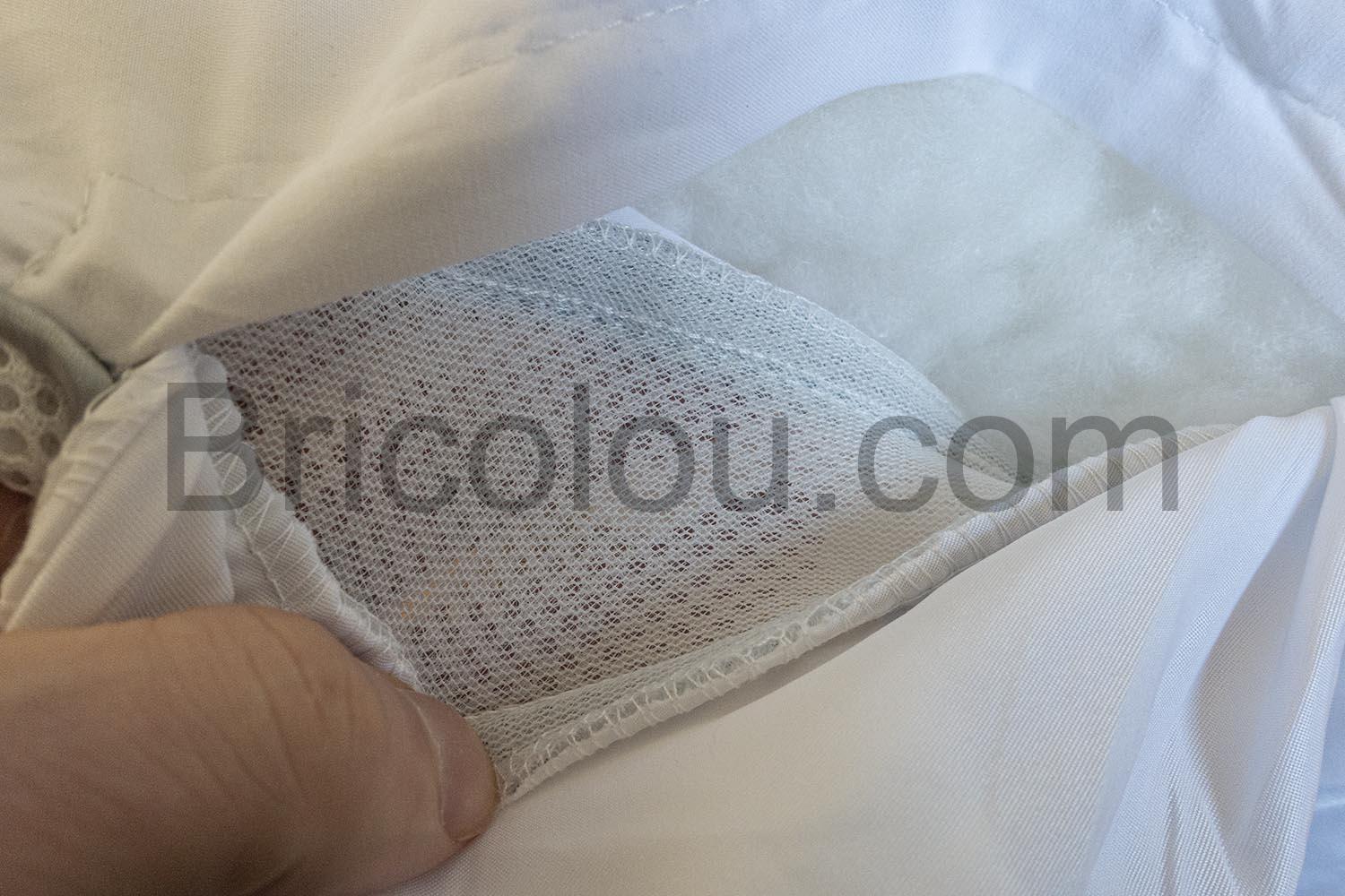 Sweetnight Oreillers 48x74 cm Coton Microfibre Polyester Sweetnight Oreillers 48x74 cm Coton Microfibre Polyester