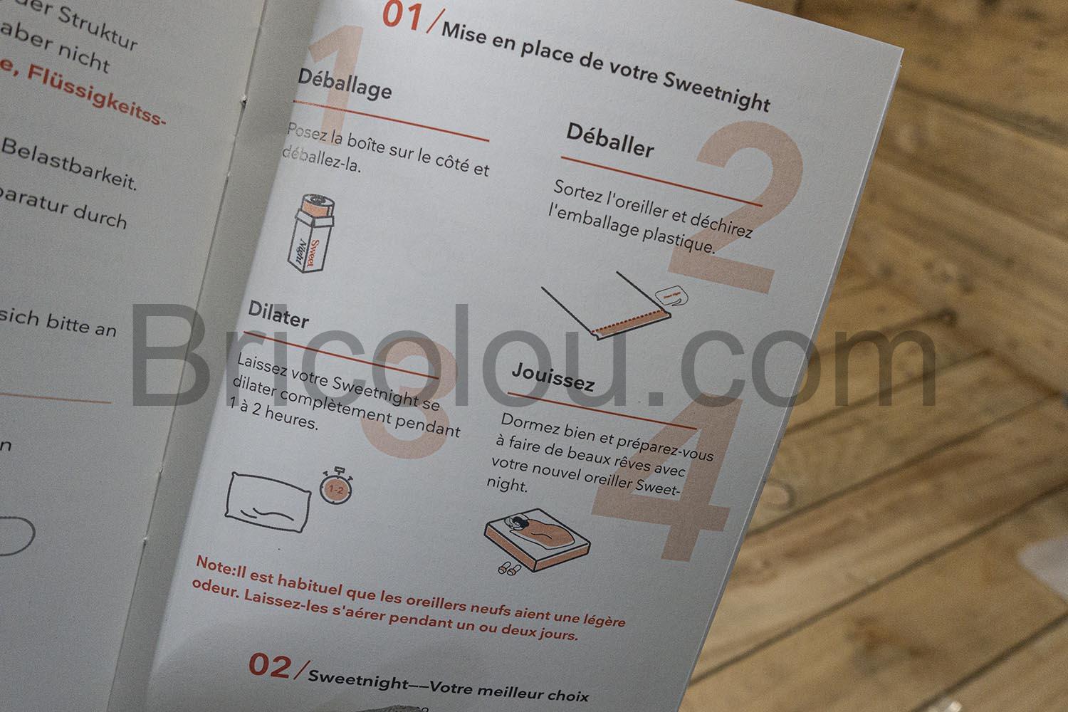 Sweetnight Oreillers Rectangulaires 48x74 Coton Microfibre Polyester Sweetnight Oreillers Rectangulaires 48x74 cm Coton Microfibre