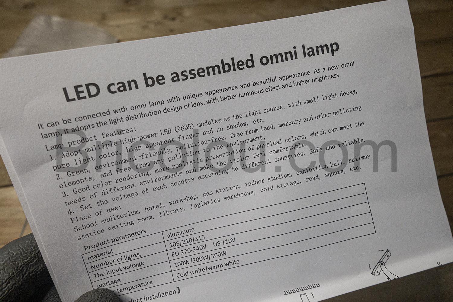 TYCOLIT 100W Projecteur LED flood IP65 6500K review TYCOLIT 100W Projecteur LED flood IP65 6500K review