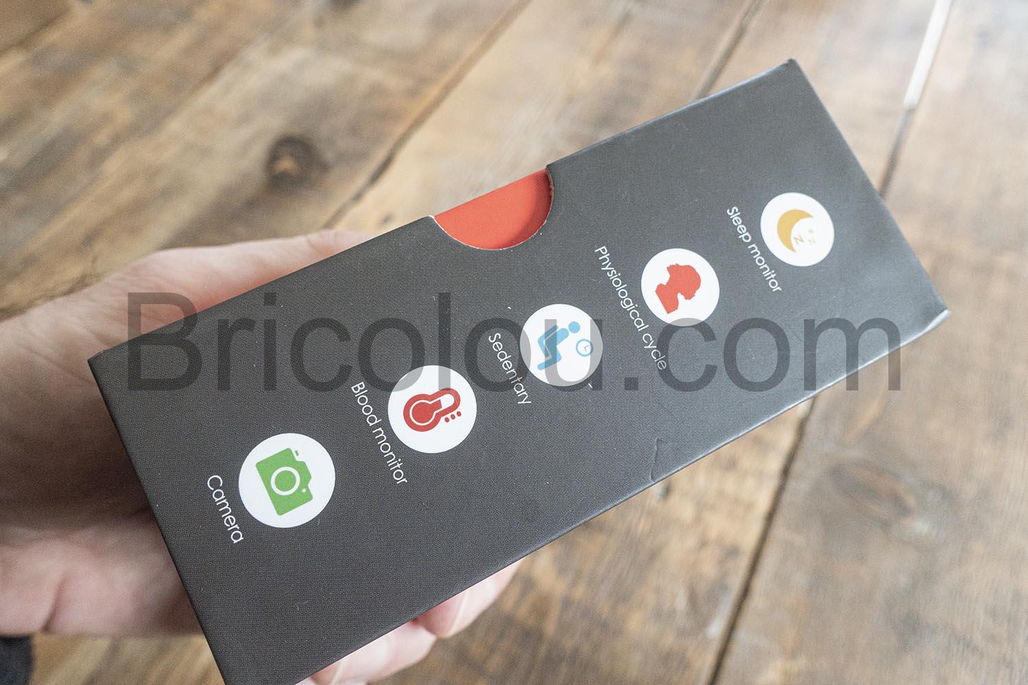 Tipmant Montre Connectee IP68 Etanche Ecran IPS Cardio Podometre Reveil Notifications Tipmant Montre Connectée IP68 Etanche Écran IPS Cardio Podomètre Réveil Notifications