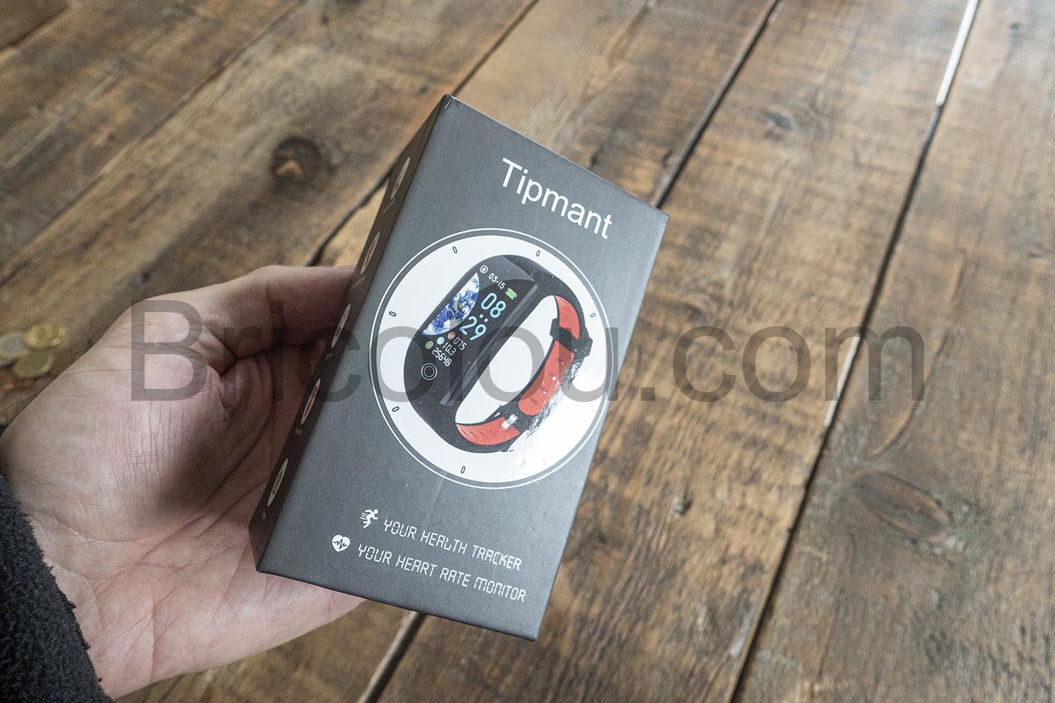 Tipmant Montre Connectee IP68 Etanche Ecran IPS tactile Cardio Podometre Reveil Notifications Tipmant Montre Connectée IP68 Etanche Écran IPS tactile Cardio Podomètre Réveil Notifications