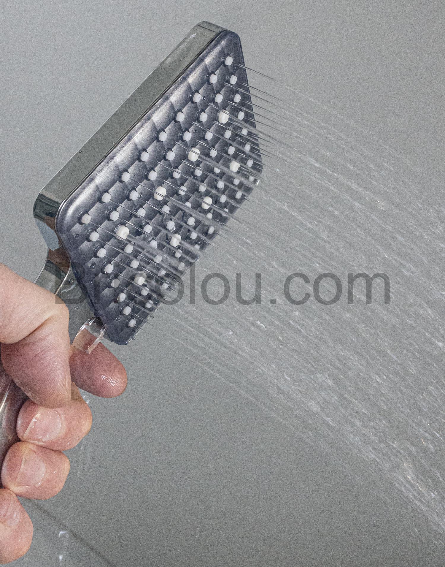 3 Jesgtady large Pommeau douche 6 Modes support autocollant 3 Jesgtady large Pommeau douche 6 Modes support autocollant