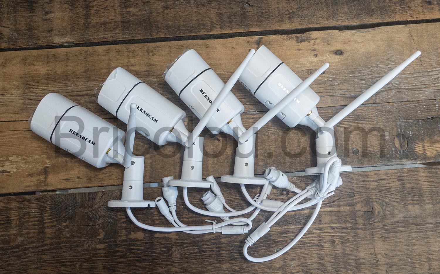 BEENOCAM Kit Camera WiFi Video Surveillance sans Fil IP66 Enregistreur 1TB BEENOCAM Kit Caméra WiFi Vidéo Surveillance sans Fil IP66 Enregistreur 1TB