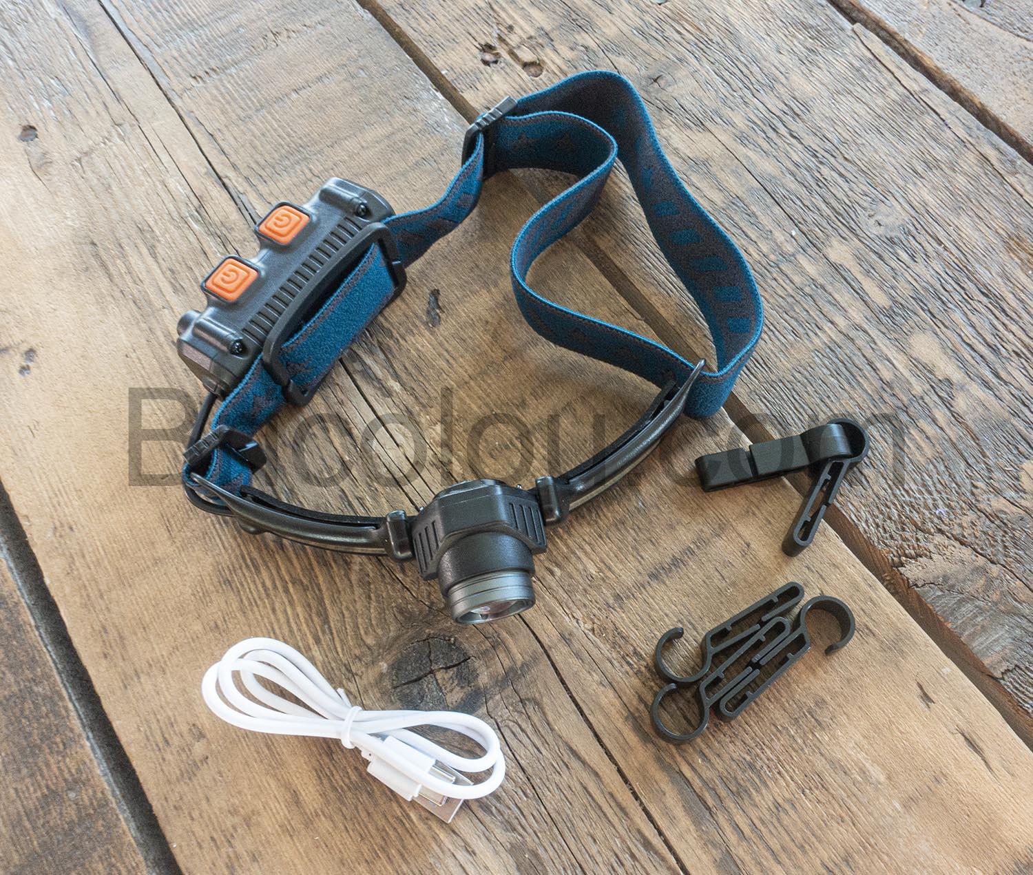 Flintronic Lampe Frontale Rechargeable 2000LM Torche LED e Flintronic Lampe Frontale Rechargeable 2000LM Torche LED e