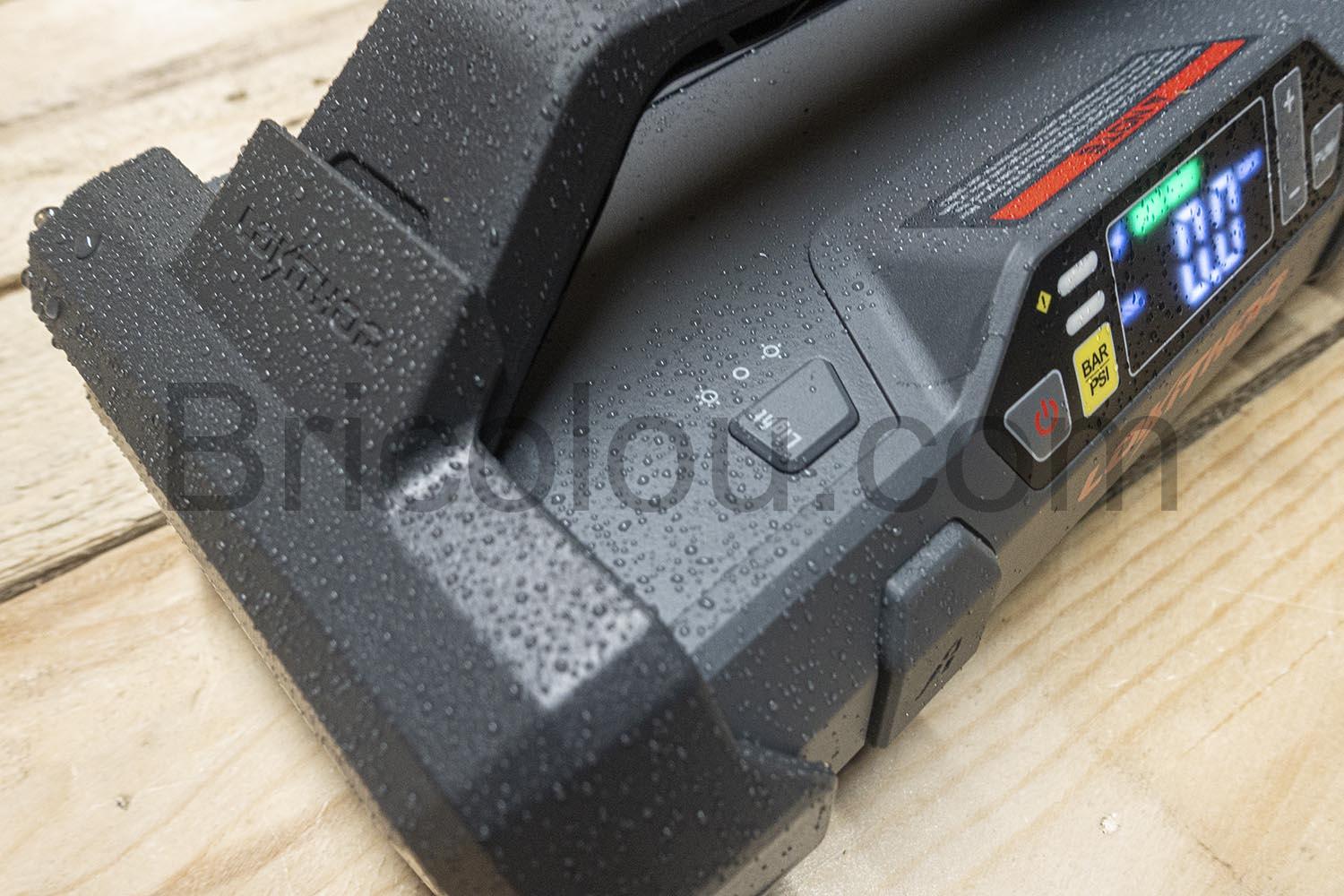 LOKITHOR Demarreur Batterie Voiture Gonfleur Compresseurs air 12V Lampe LED LOKITHOR Démarreur Batterie Voiture Gonfleur Compresseurs air 12V Lampe LED